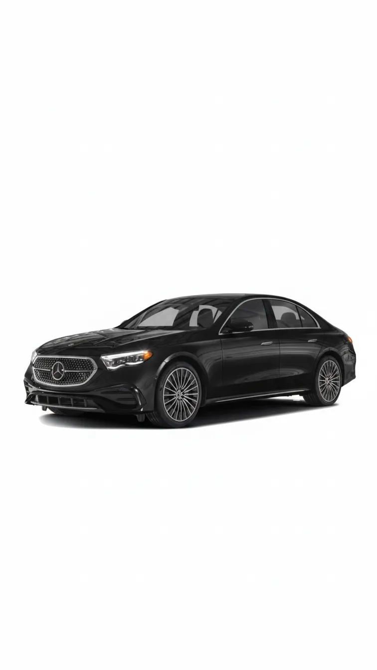Mercedes Classe E chauffeur privé Courchevel - Berline luxe transfert