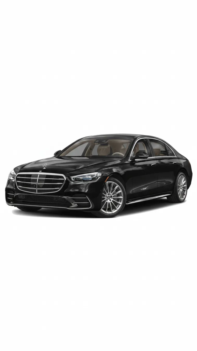 Mercedes Classe S chauffeur privé Courchevel - Berline prestige transfert VIP